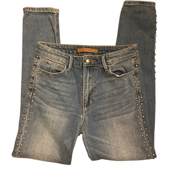 Joe's Jeans The Charlie Studded Skinny Jeans High Rise Size 27 Denim Casual Fun - Picture 3 of 10